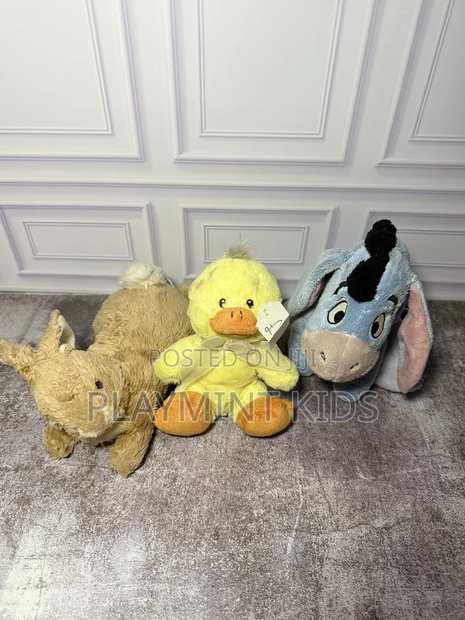 Plush Animal Farm Set Collection( Donkey, Duck and Rabbit)
