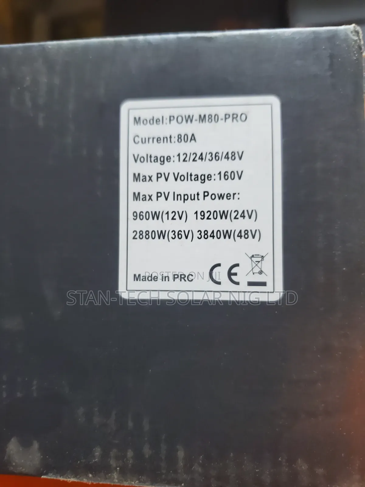 Pow Mr 80ah MPPT Controller