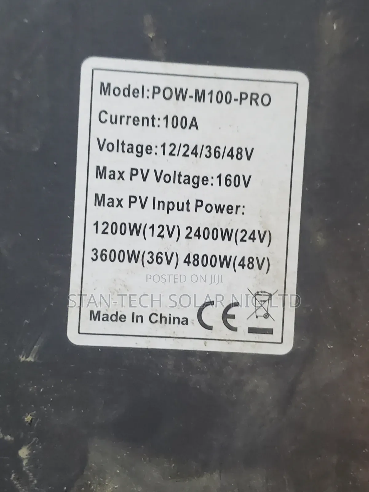 Pow Mr 100ah MPPT Controller