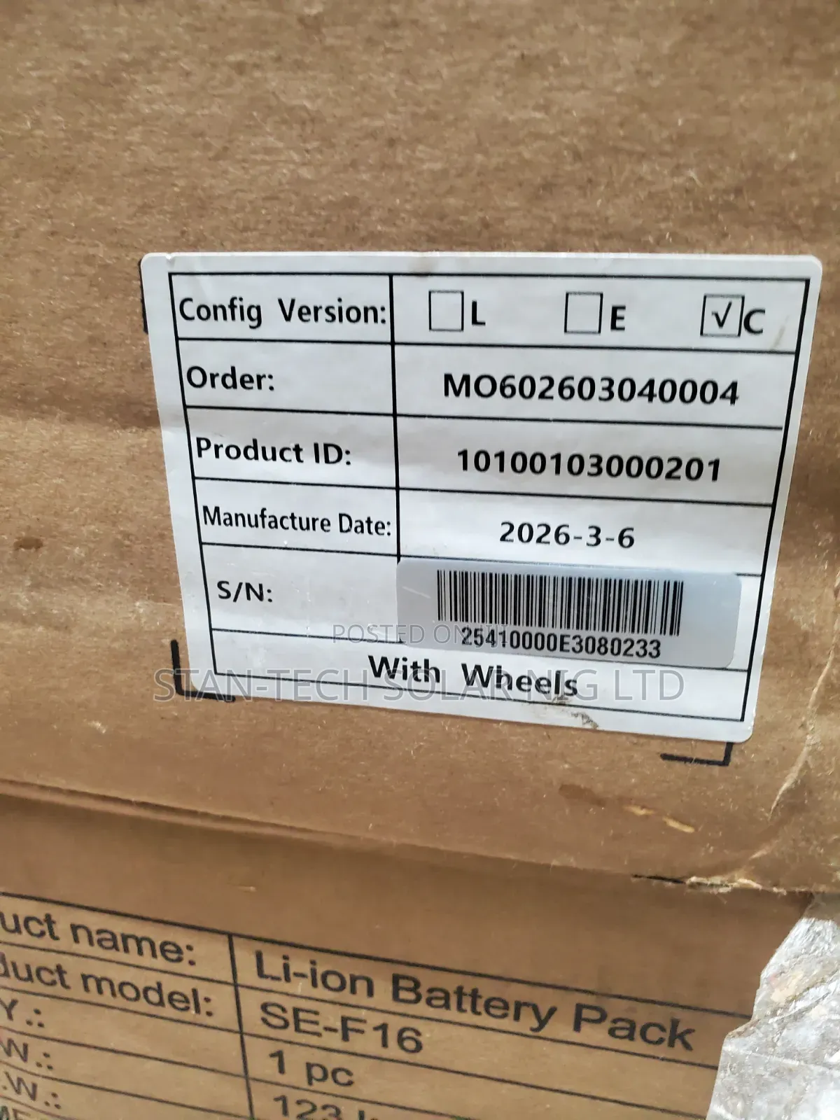 Deye 5kwh 48v Lithium Ion Battery