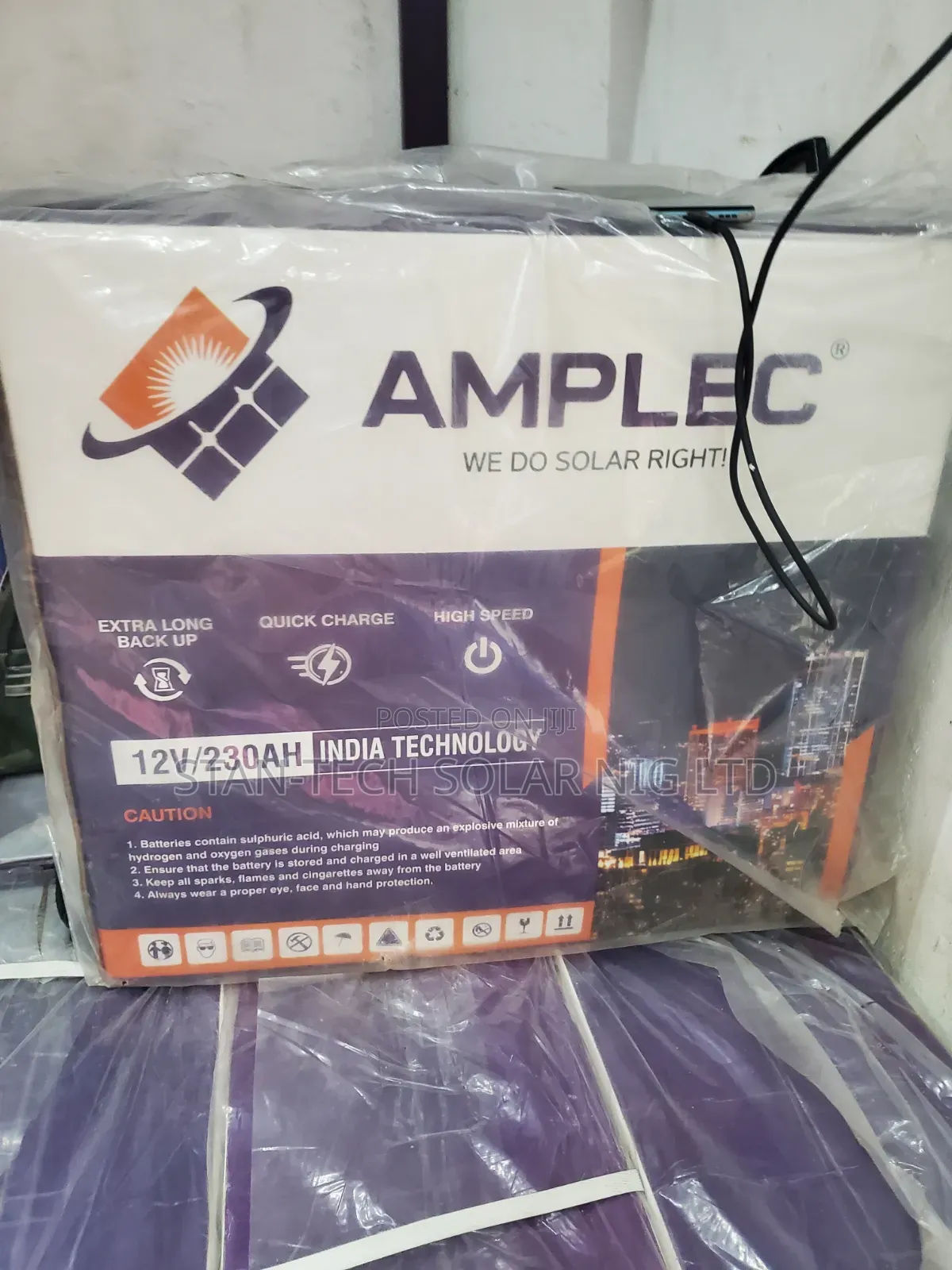 Amplec 230ah Tubular Battery