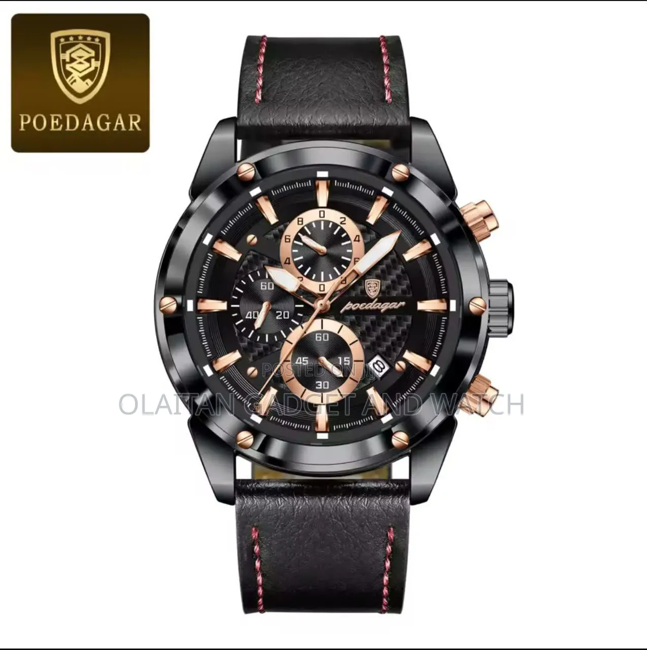 Poedegar Leather Strap