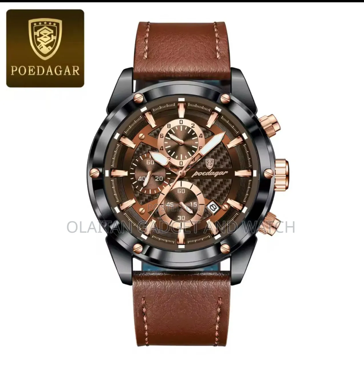 Poedegar Leather Strap