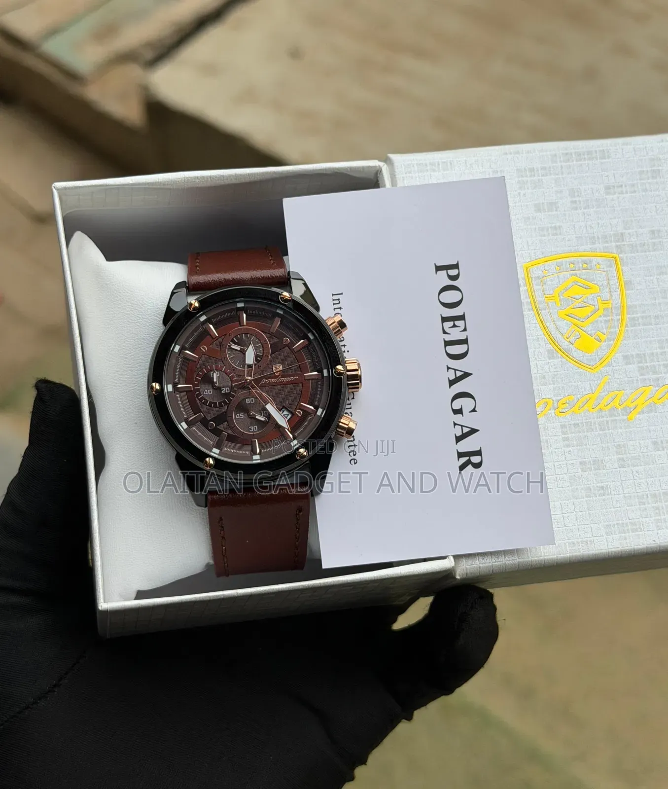Poedegar Leather Strap