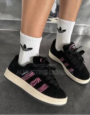 Adidas Campus Black Pink Sneakers | Premium Quality Stylish