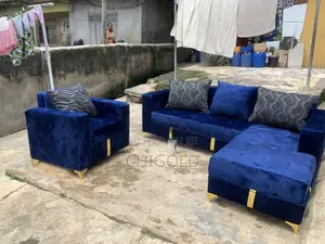 Ur Beautiful Blue L Shaped Is Available to Pick in Lagos