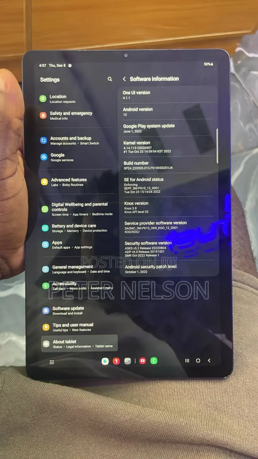 Samsung Galaxy Tab S6 Lite 64 GB Black