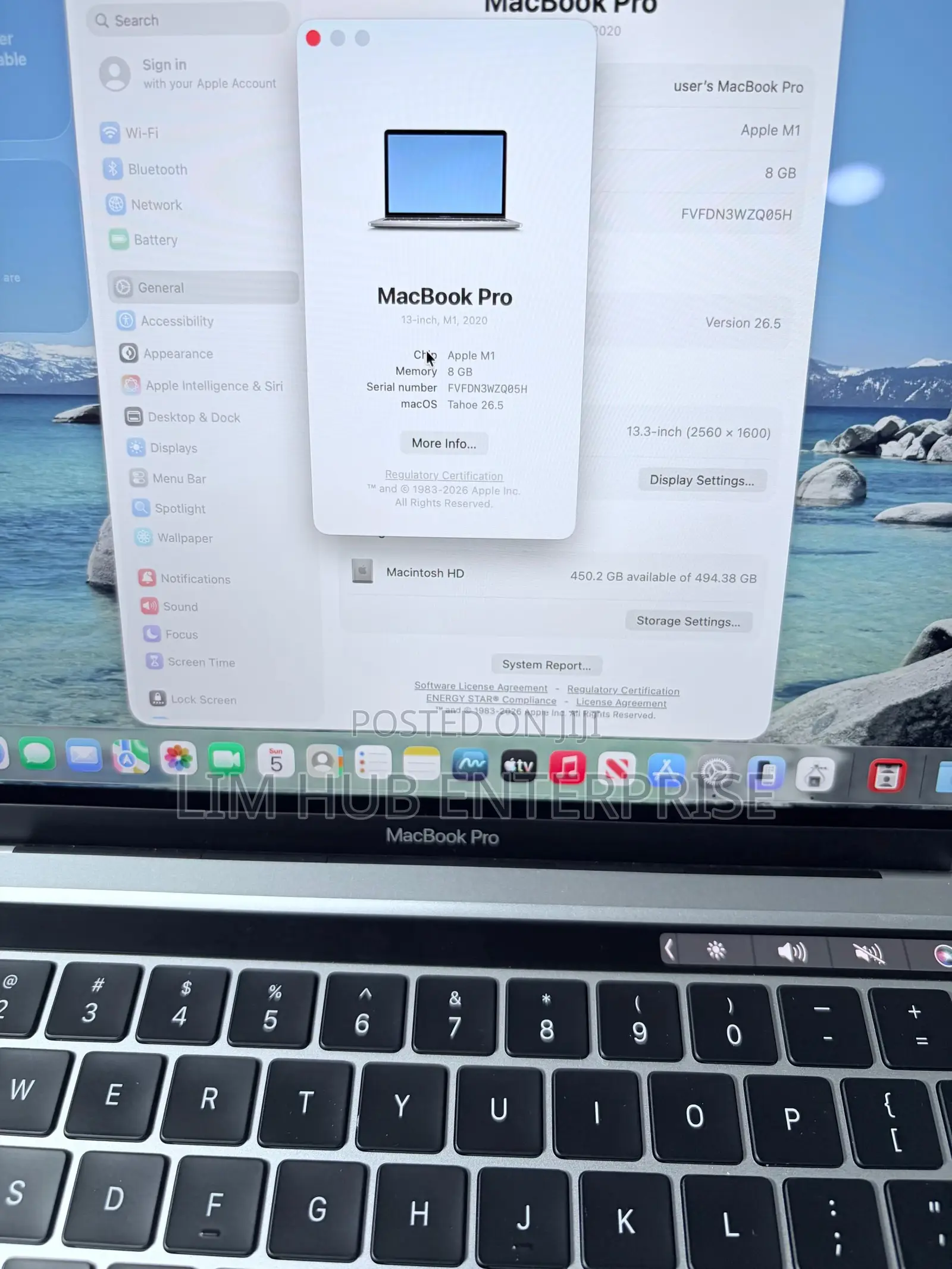 Laptop Apple MacBook Pro 2021 M1 8GB Apple M1 SSD 512GB