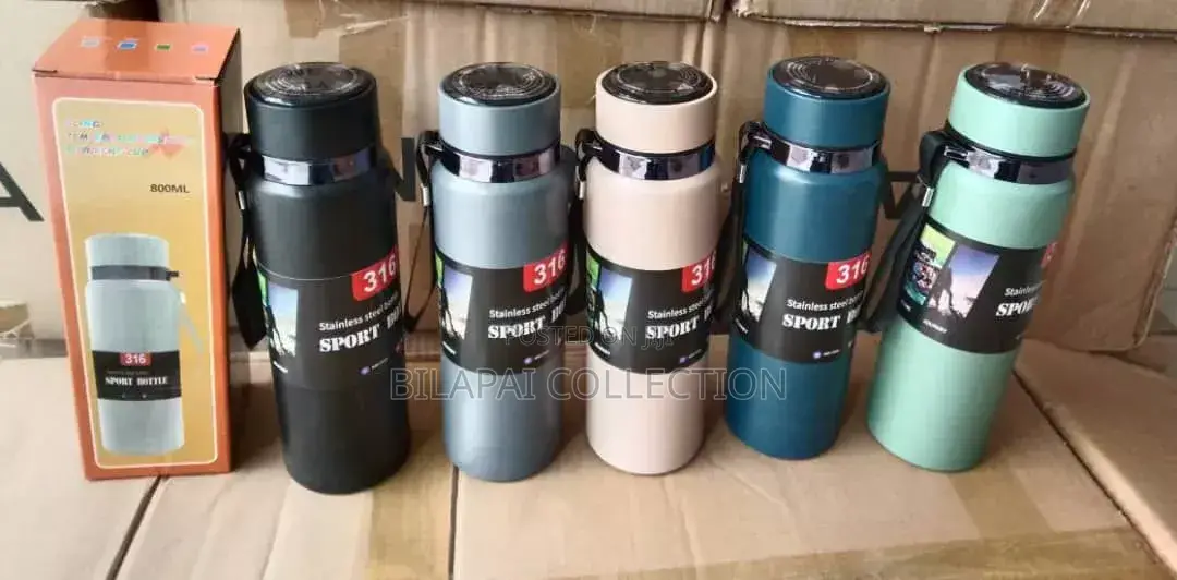 800ml Stainless Steel Bottle With Led Temperature Display