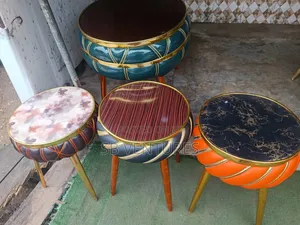 Gold Colour Side Stool