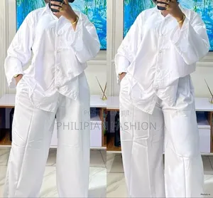 Female White Long Sleeve 2piece