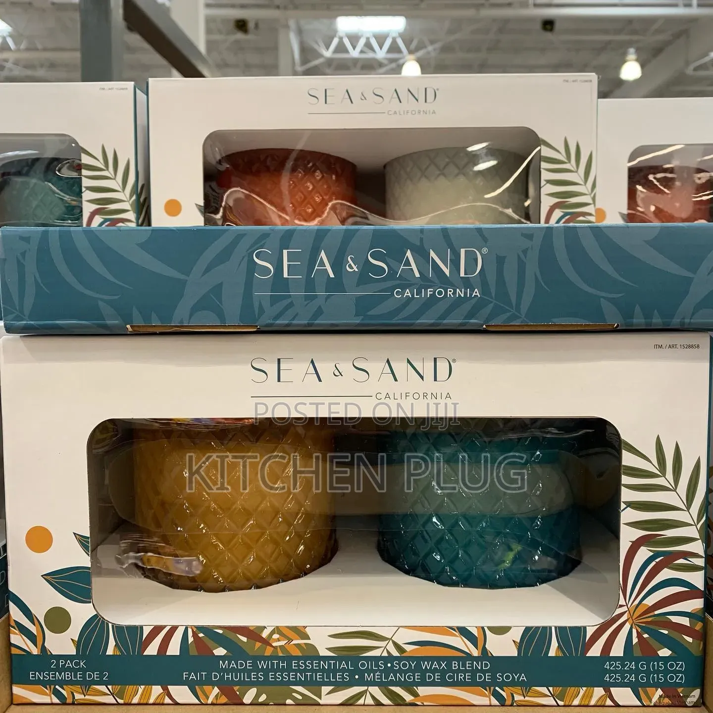 Sea Sand Jar Candles 2-Pack