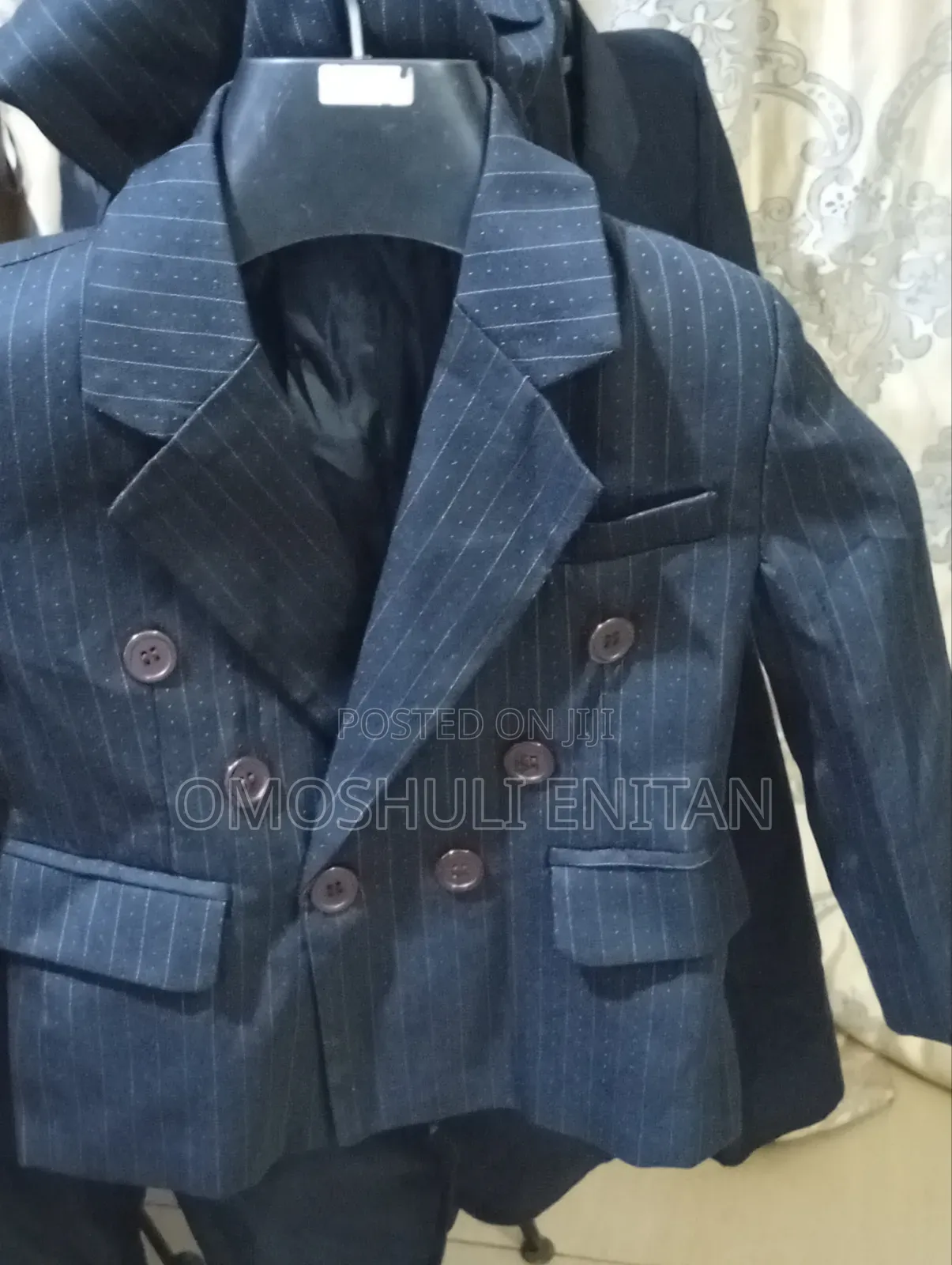 Boys Pinstripe Suit Available