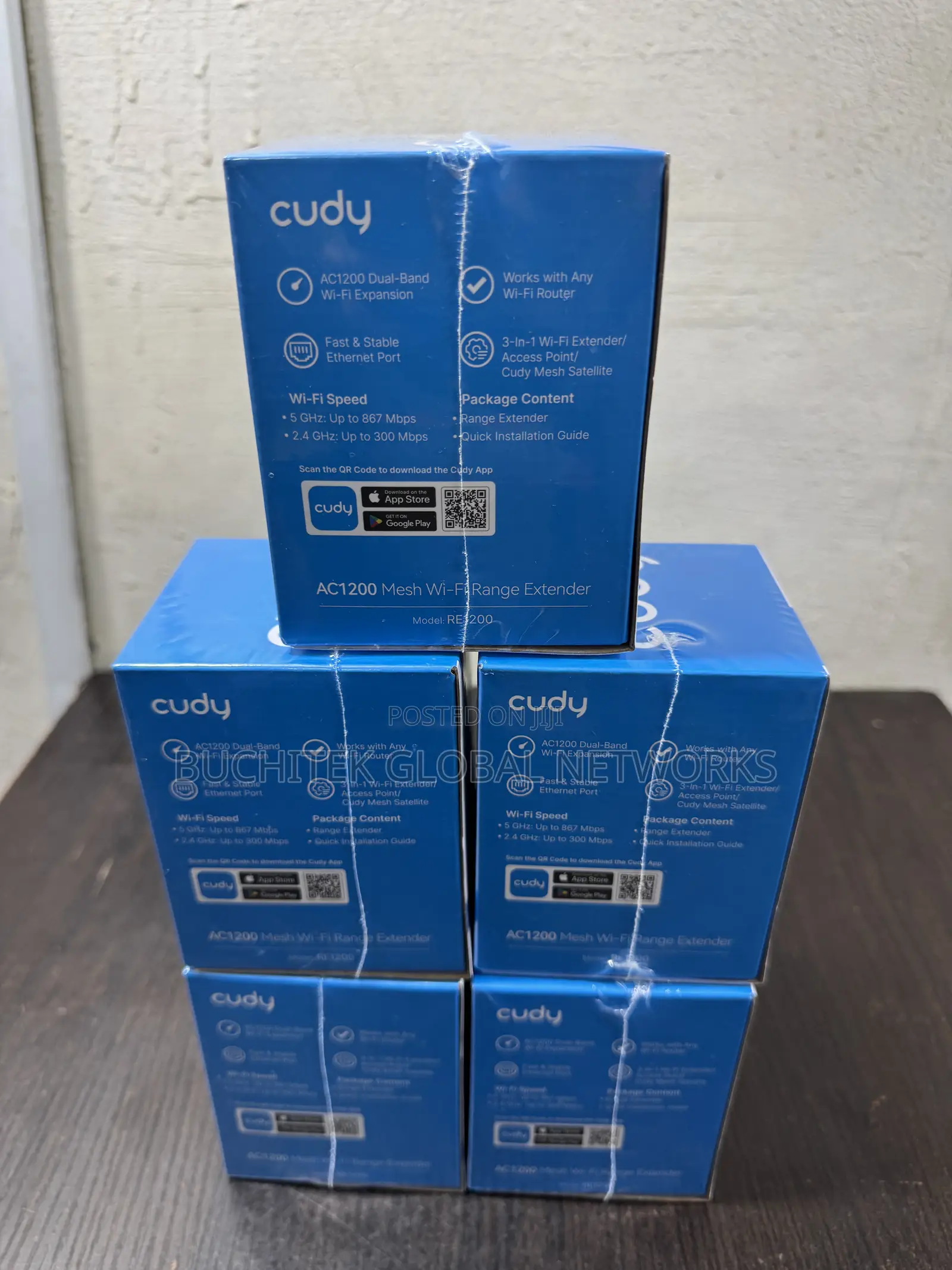 Cudy Re1200 Ac1200 Mesh Wi-Fi Range Extender