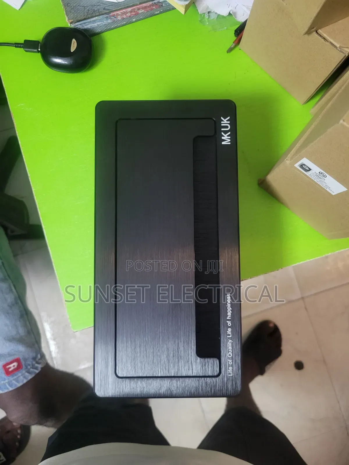 Black Desk Socket