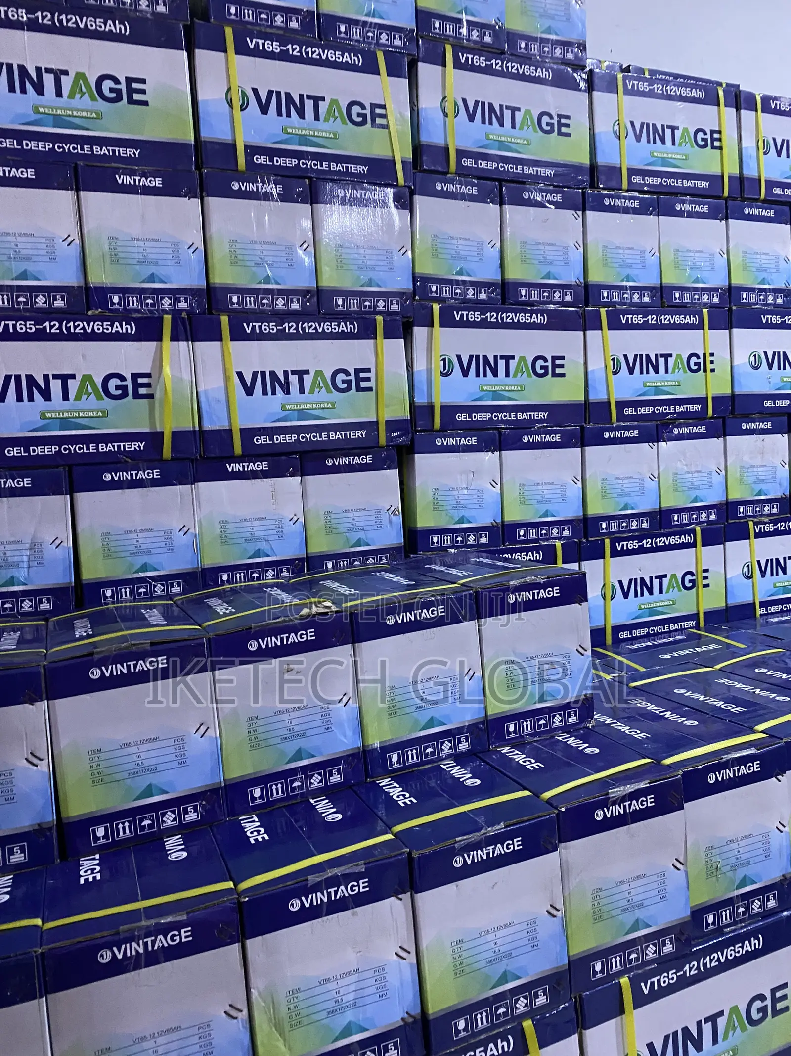 65ah/12v Vintage Gel Battery