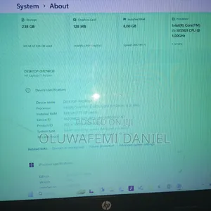 Laptop HP 8GB Intel Core i5 SSD 256GB