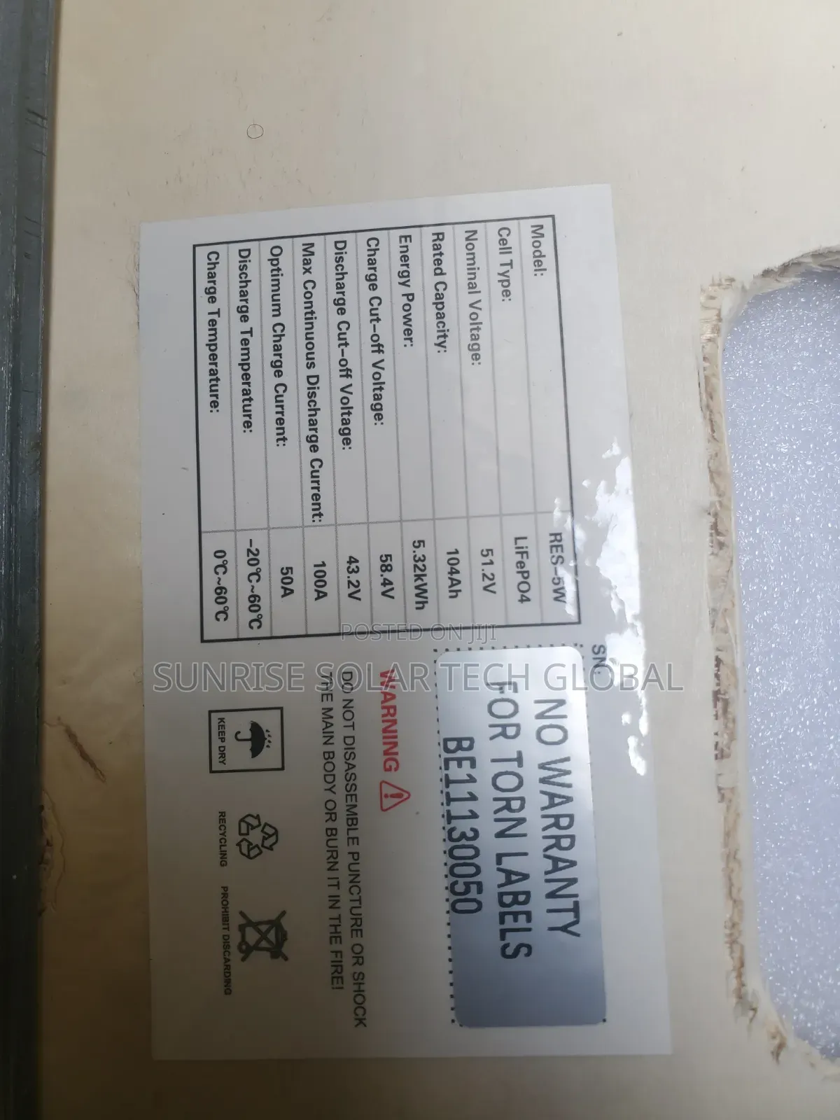 7.5kwh 48v Hyper Lithium Ion Battery