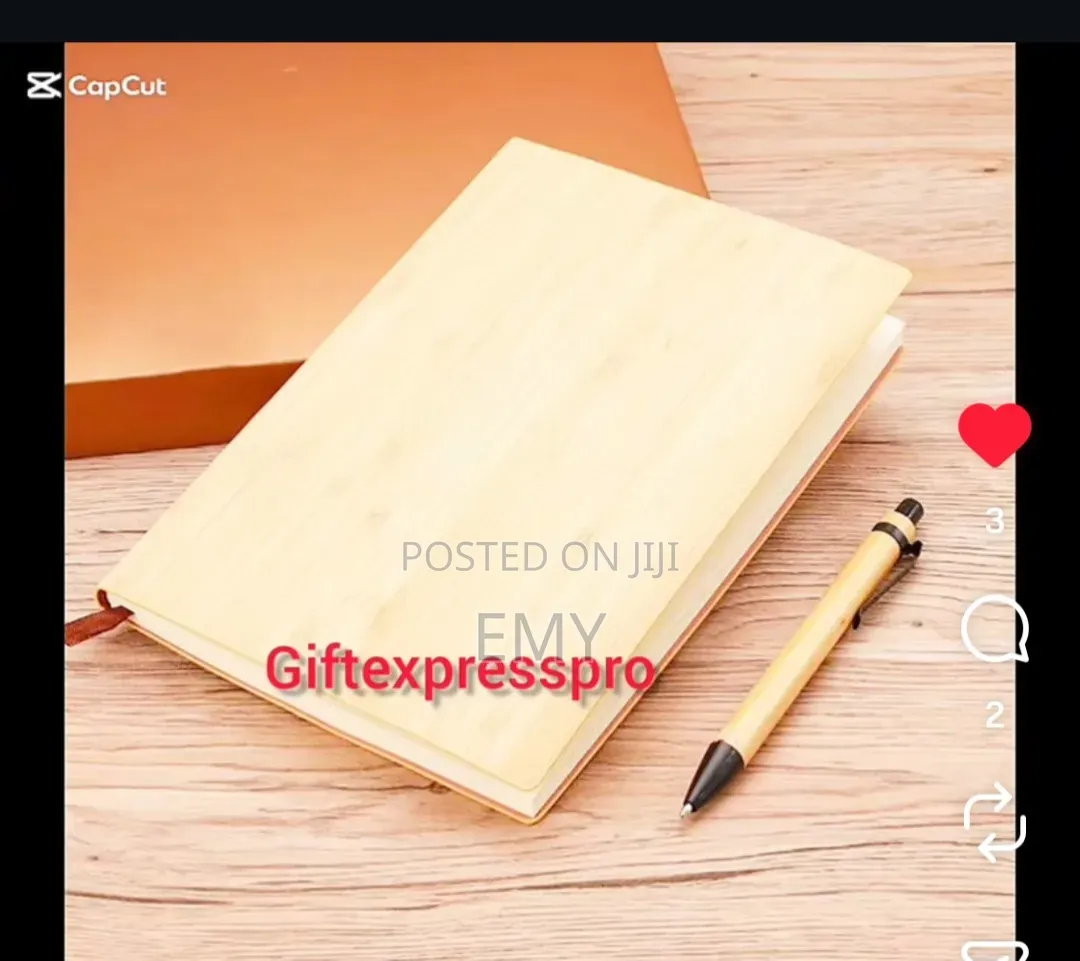 Bamboo Notepad Pad Set