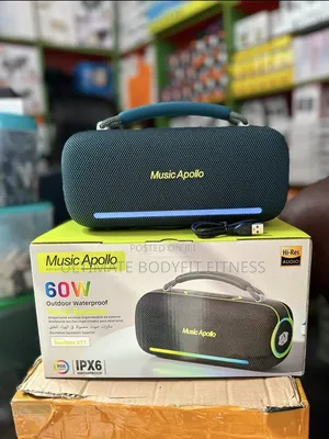 Brand New Music Apollo Boombox Speaker Ipx6 60watt