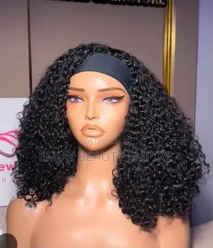 Curly Hair and Kinky Band Wig