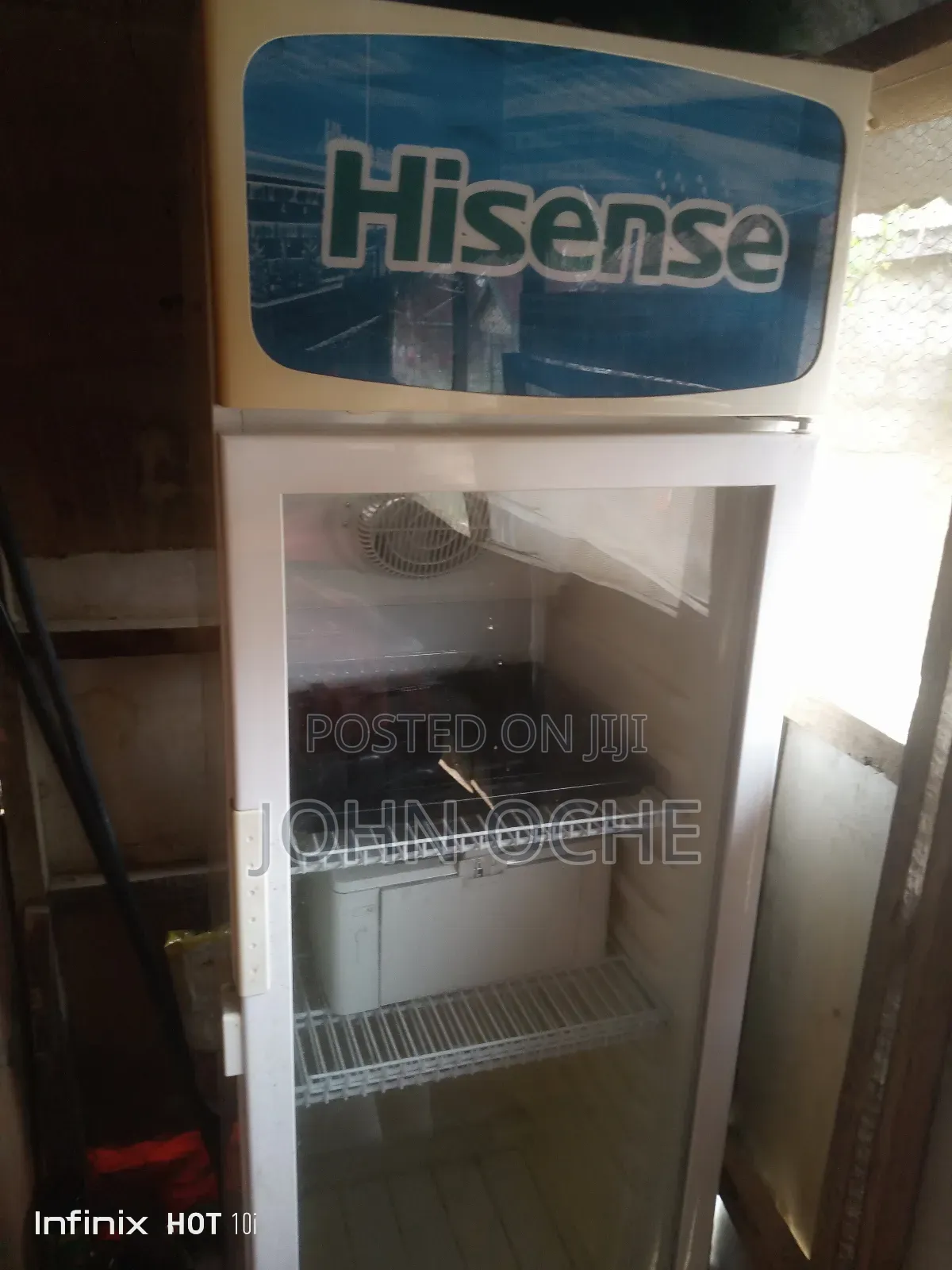 Hisense Glass Door Freezer (Chiller)