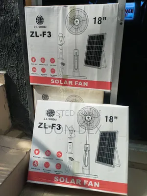 18" Solar Fan