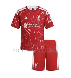 Kids Liverpool 2026/2027 Home Kit Jersey - Top Shorts