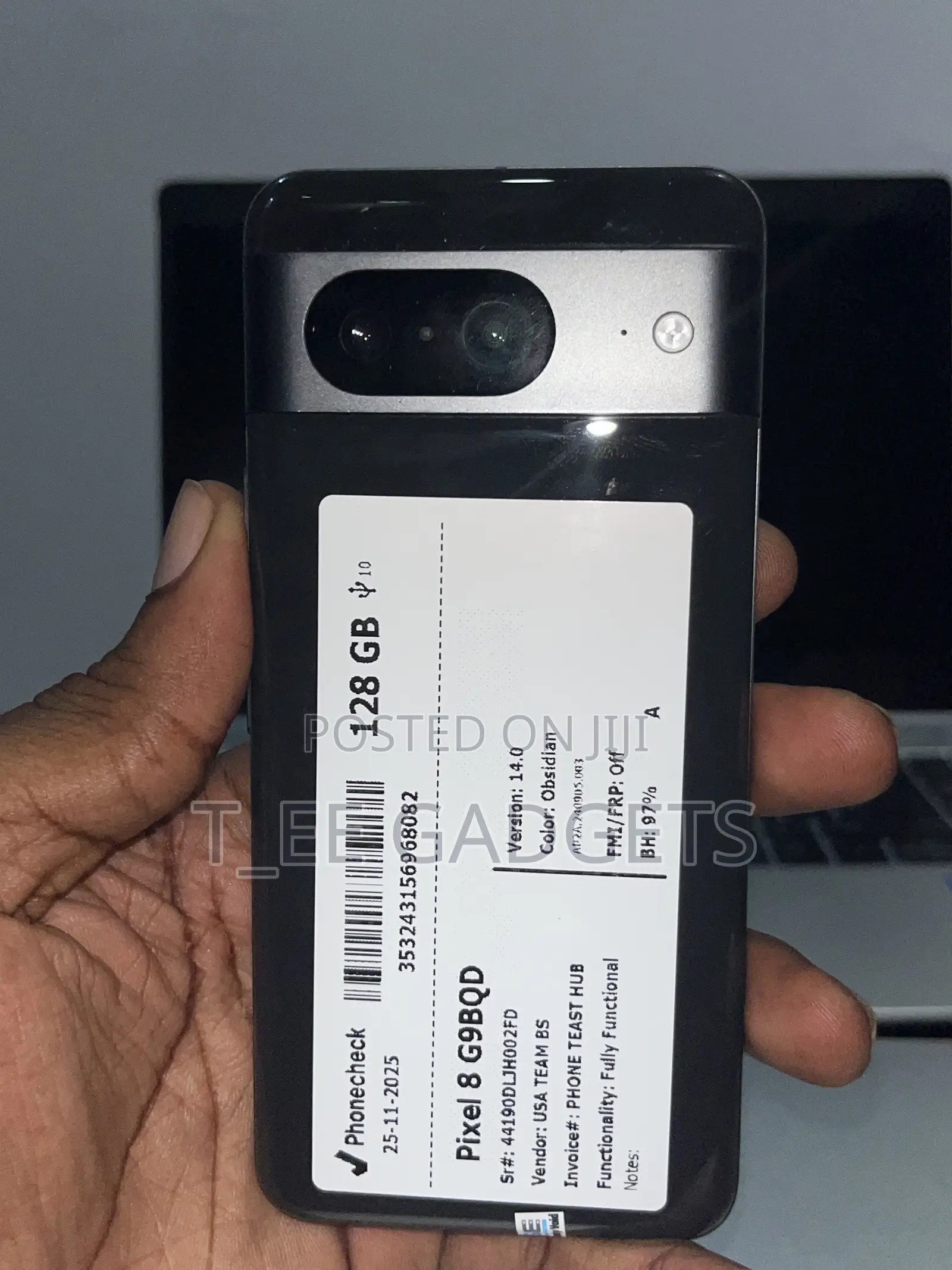 Google Pixel 8 128 GB Black