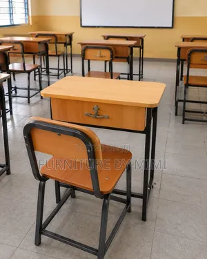 Premium Single Student School Desk and Chair Set - Brand New