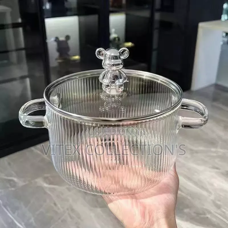 Borosilicate Glass Pot