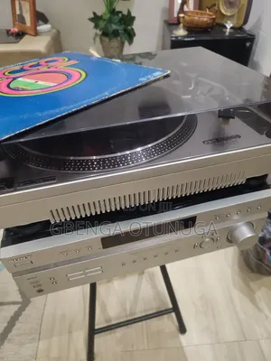 Sony Av Receiver Amplifier + Acoustic Solution Turntable Vinyl Player