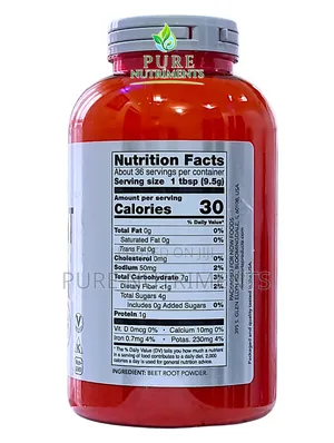 Now Beet Root Powder 9.5g Per Serving for Blood Flow Stamina