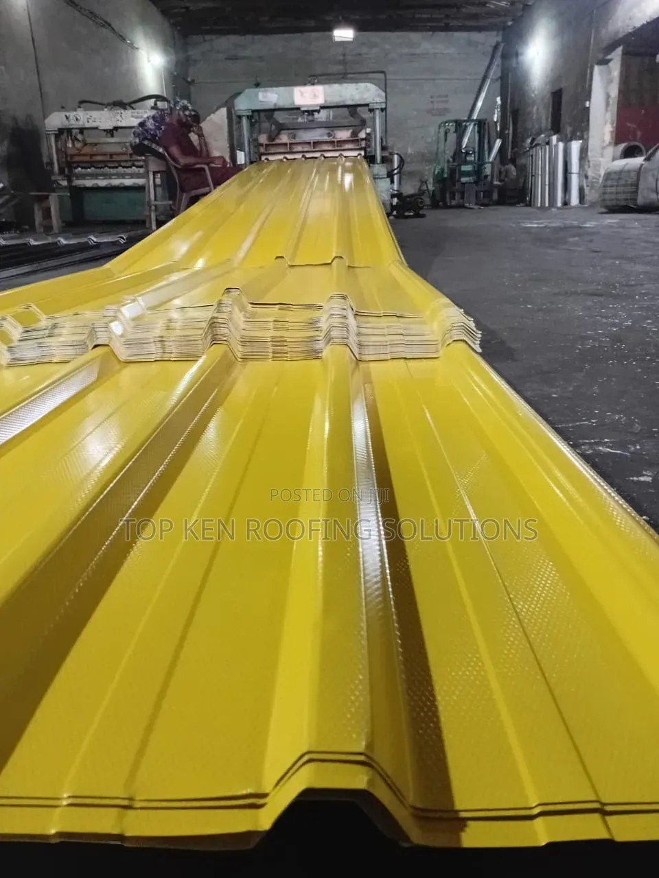 0.58 Yellow Aluminium Roofing Sheets