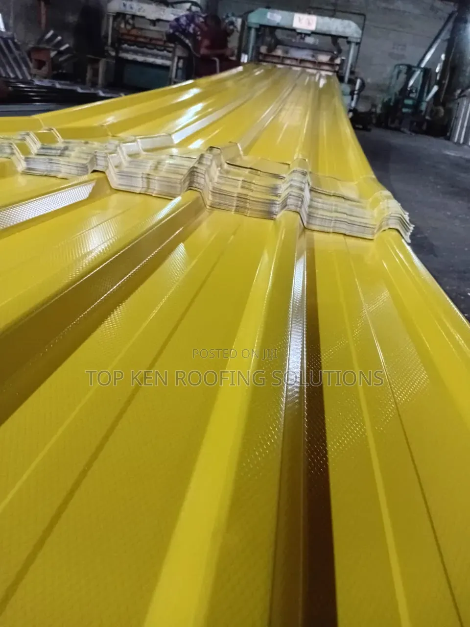 0.58 Yellow Aluminium Roofing Sheets