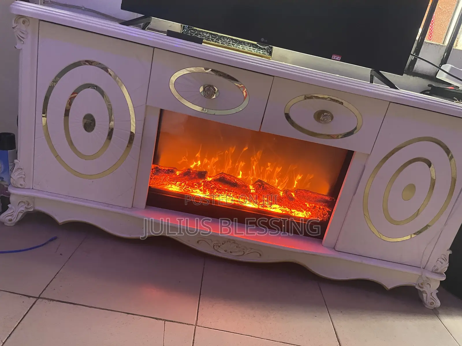 Tv Fire Flame Stand