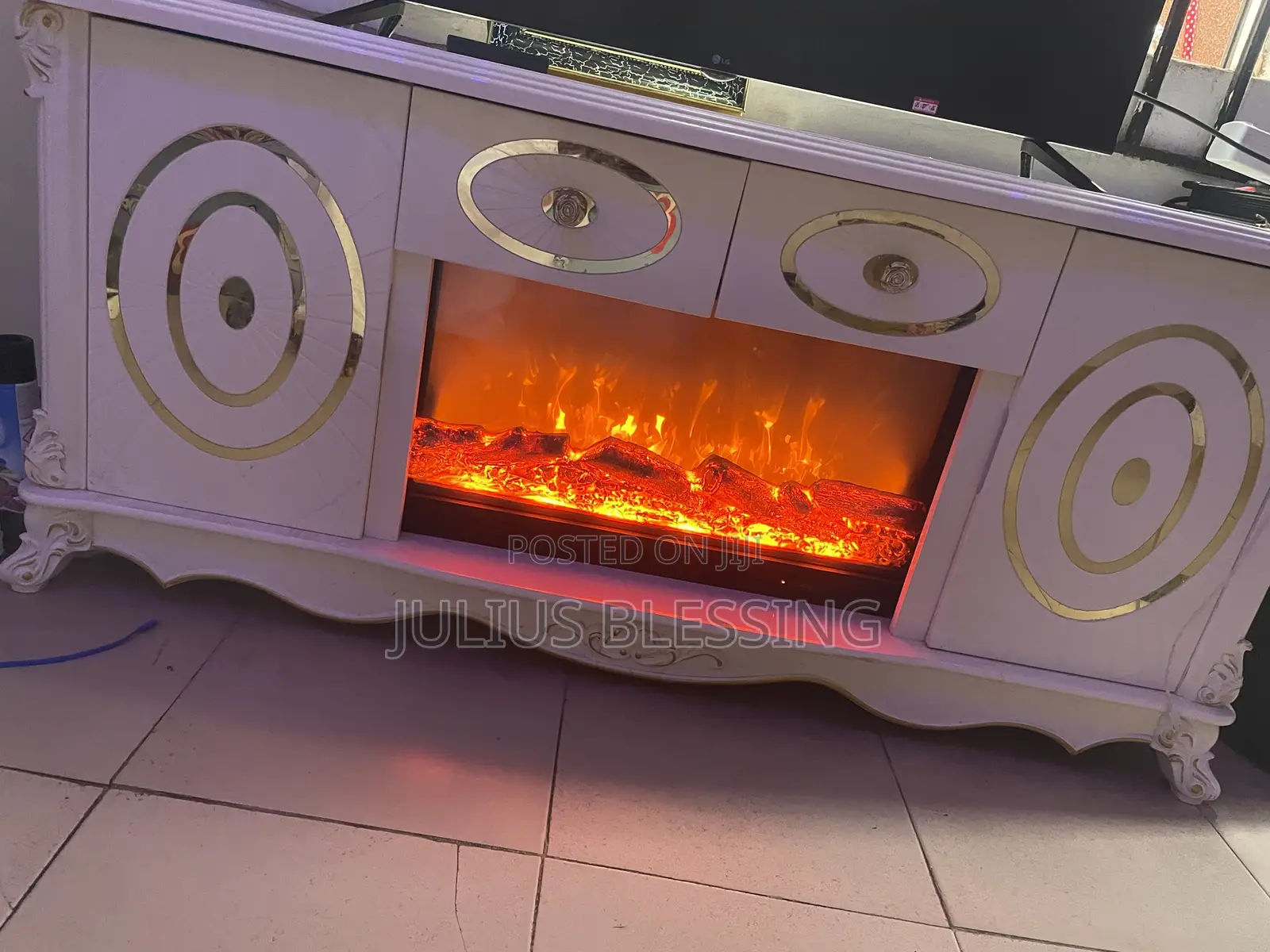 Tv Fire Flame Stand