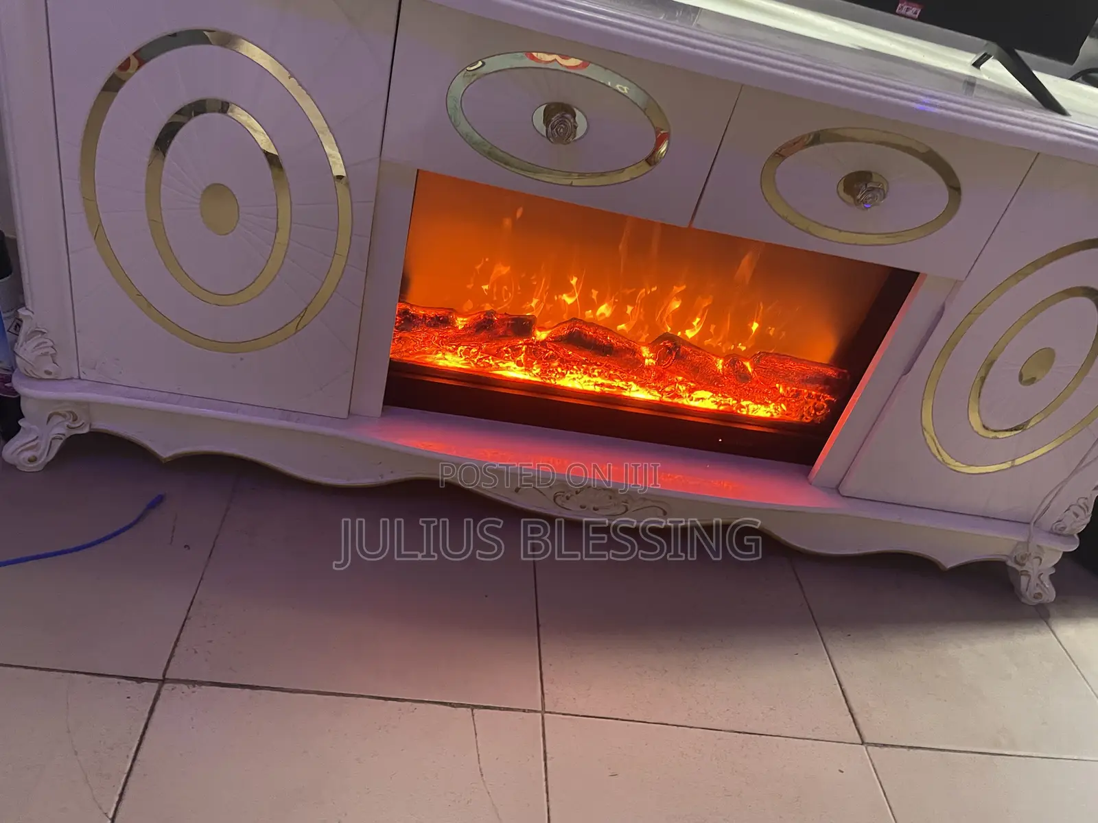 Tv Fire Flame Stand