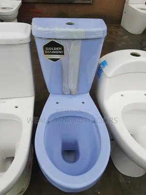 Brand New Golden Diamond Coloured Water Closet Full Set Light Blue