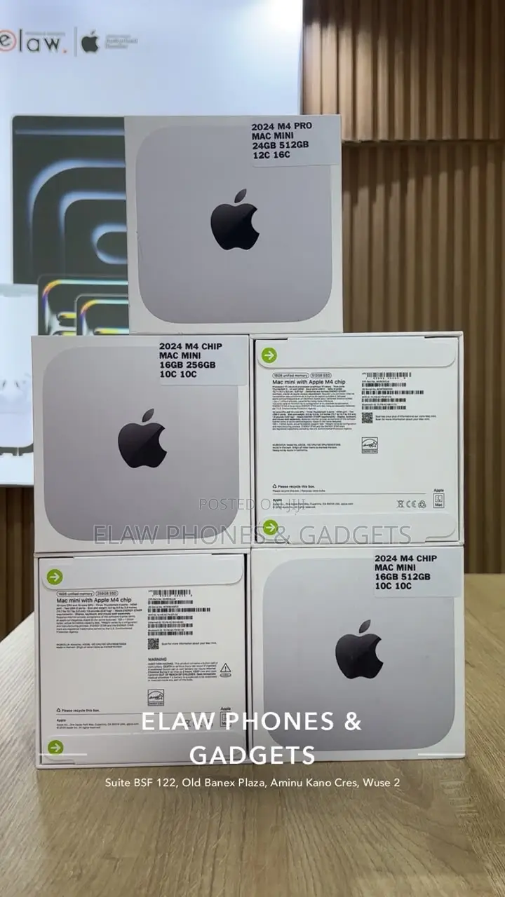 New Desktop Computer Apple Mac Mini 16GB Apple M4 SSD 256GB