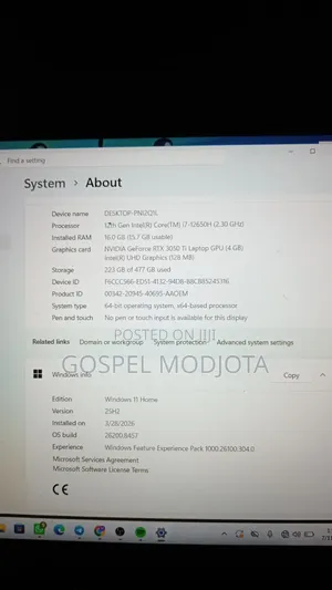 Laptop HP Victus 15 16GB Intel Core i7 SSD 500GB