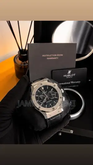 Automatic Luxury Hublot Leather Watch