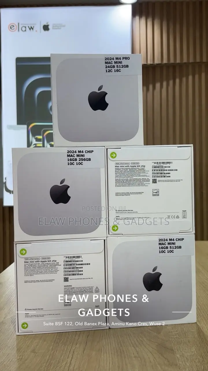 New Desktop Computer Apple Mac Mini M4 Pro 24GB Apple M4 Pro SSD 512GB