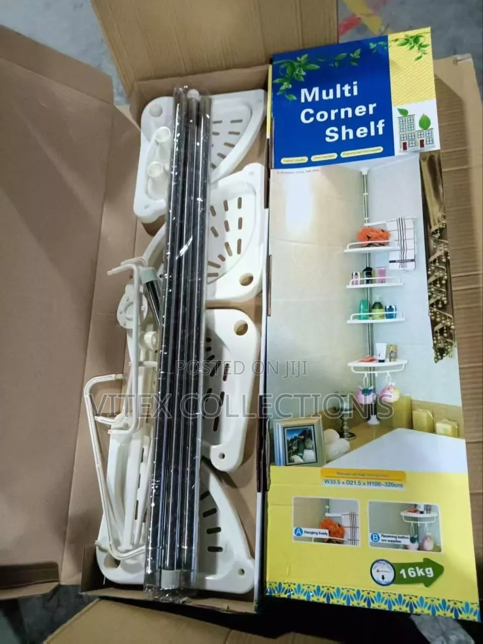 Corner Bathroom Rack