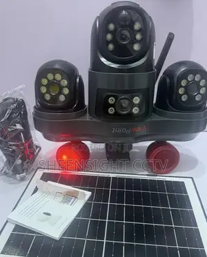 Triple Lens 4g Solar CCTV Camera – Wireless Outdoor PTZ Security