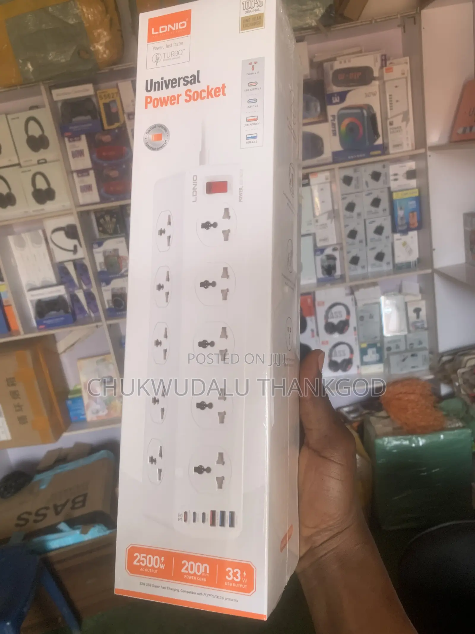 Ldnio Universal 10-Outlet Socket Extension