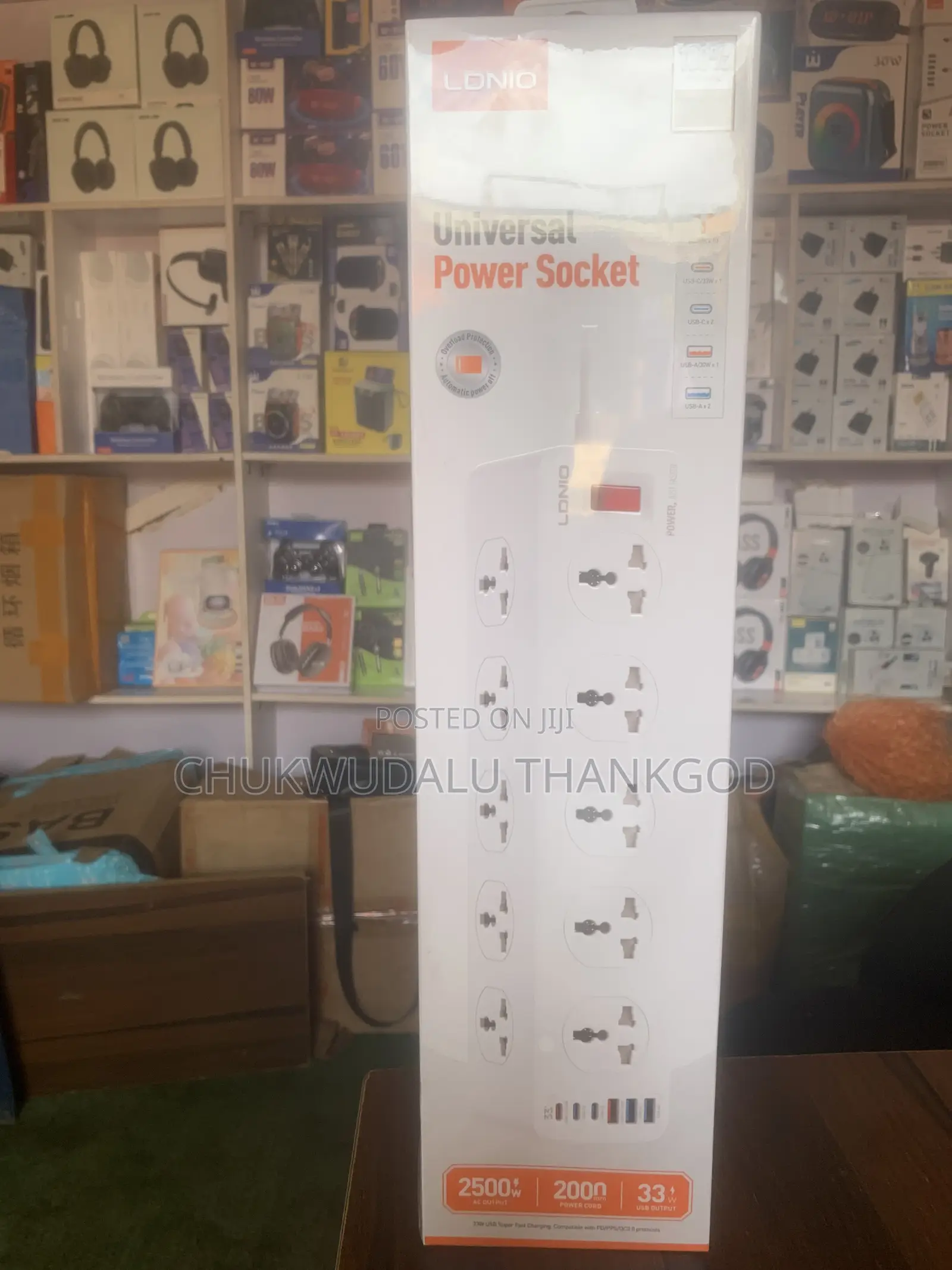 Ldnio Universal 10-Outlet Socket Extension