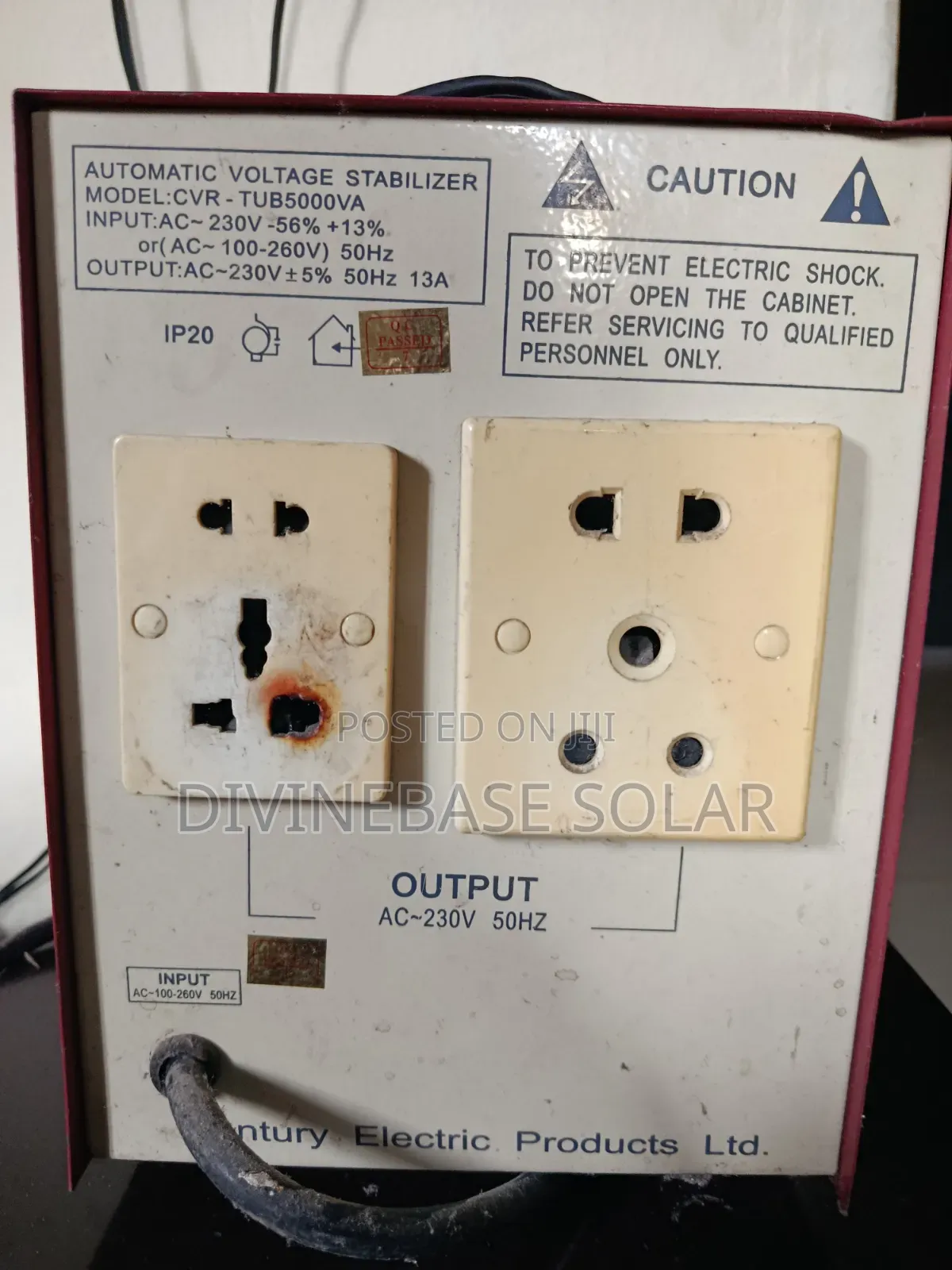 5000w Century Automatic Voltage Stabilizer