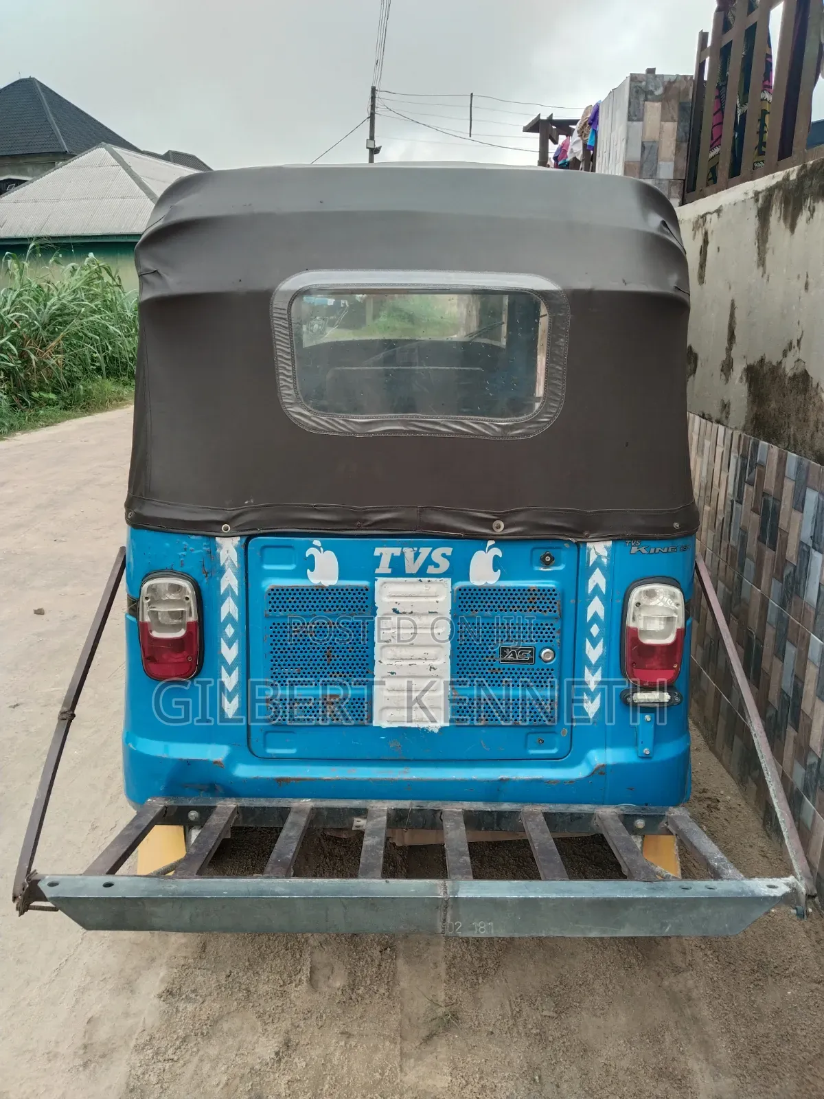 TVS King Deluxe Plus iTouch Start 2024 Blue