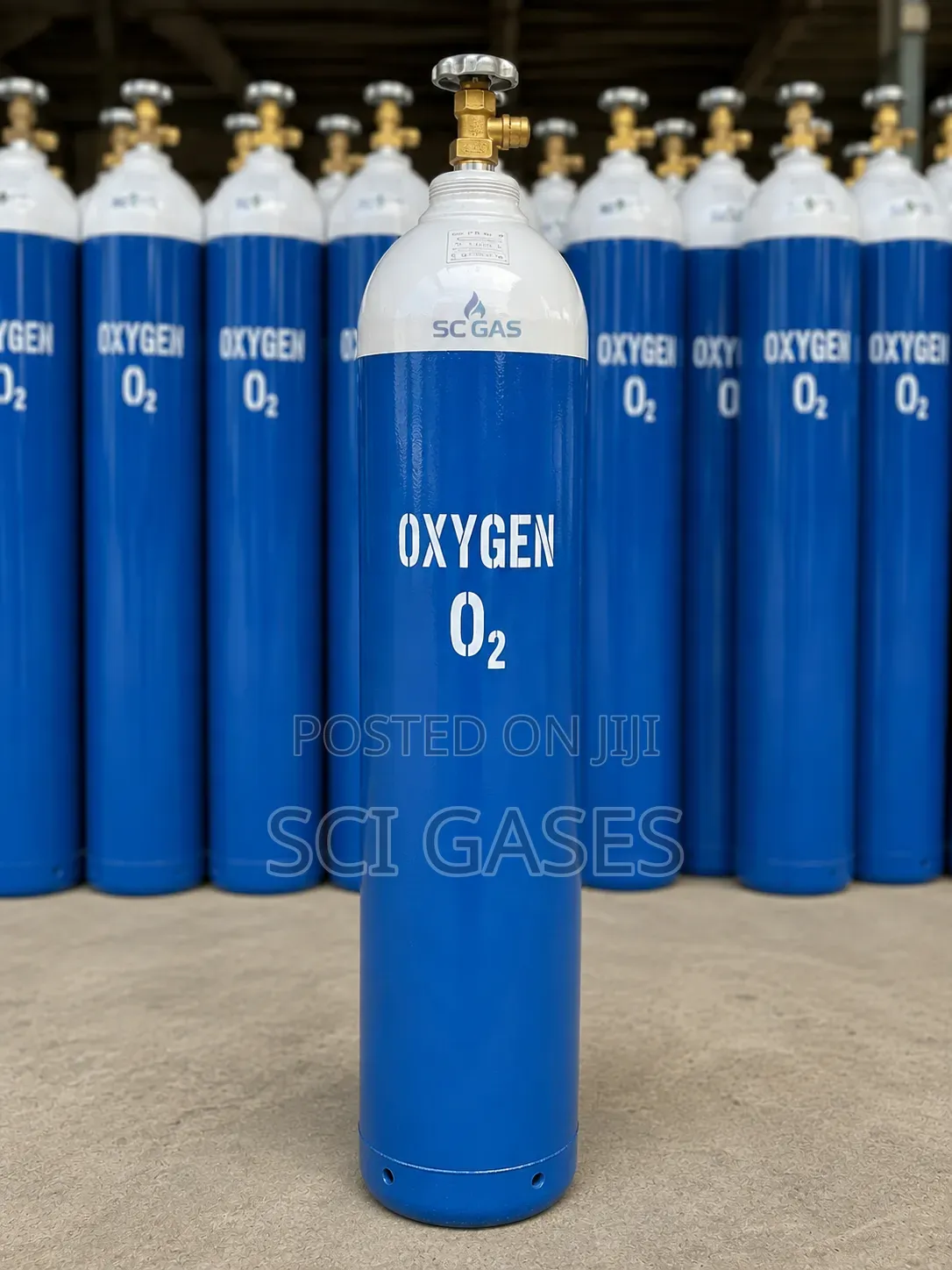 Oxygen Filled Cylinder